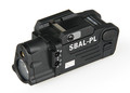 new arrival weapon flashlight with red laser standard pistol rail M1913 rail tactical flashlight for hunting