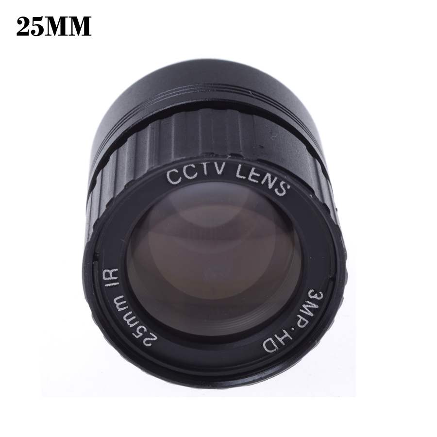 CCTV Lens 25mm IR 1/2.5 Inch 3MP F1.4 Fixed CS Mount Mega Lens 1080P HD
