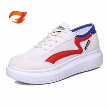 new 2016 spring jogging fashion woman casual shoes white shoes low-top walking canvas shoes leisure outdoor sport flat shoes