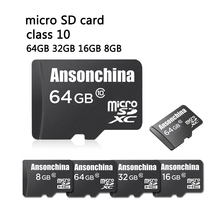 pass H2testw!! New Arrived Real 4,8,16,32,64GB USB 2.0 Micro SD card TF card Flash Memory Card Mobile Series SDHC SD card
