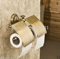 Free Shipping Wholesale And Retail High end Wall Mount Double Bathroom Toilet Paper Holder Bathroom Spare