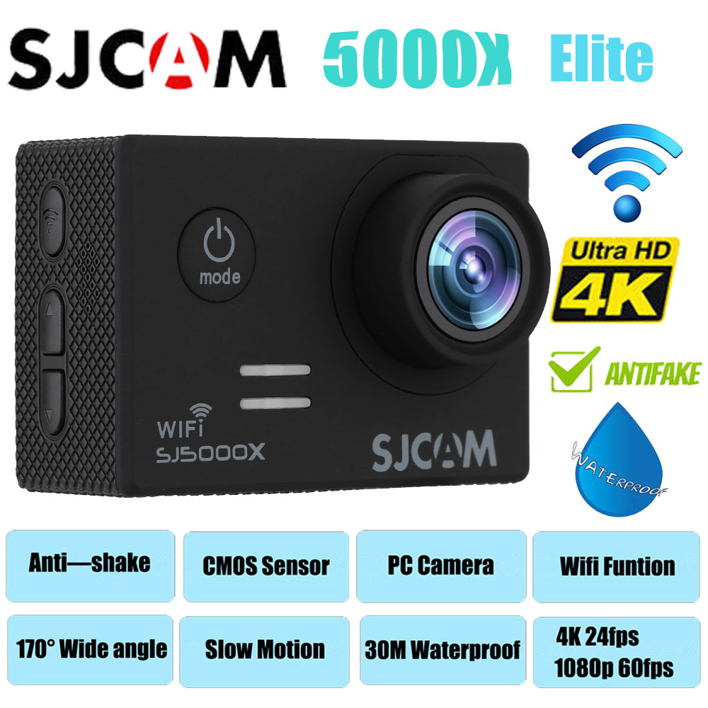 SJCAM SJ5000X 4  Wi-Fi   Full HD 1080 P 2.0 