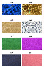 50Designs 25pcs Symphony Nail Foil Sticker Star Style Art Polish Transfer Decal DIY Beauty Craft Nail