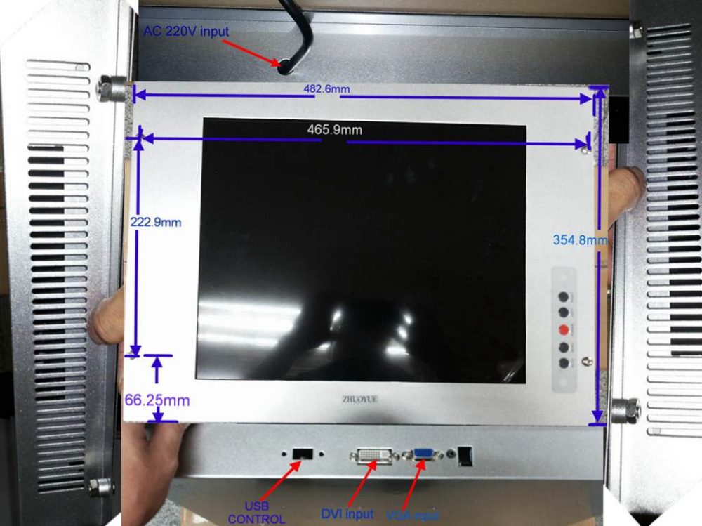 great price 17 inch touch screen monitor for machine,17 inch open frame  touch screen monitor.USB touch screen monitor.