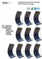 Solarparts 50x 100W flexible solar panel 12V high efficiency solar cell yacht boat marine RV solar