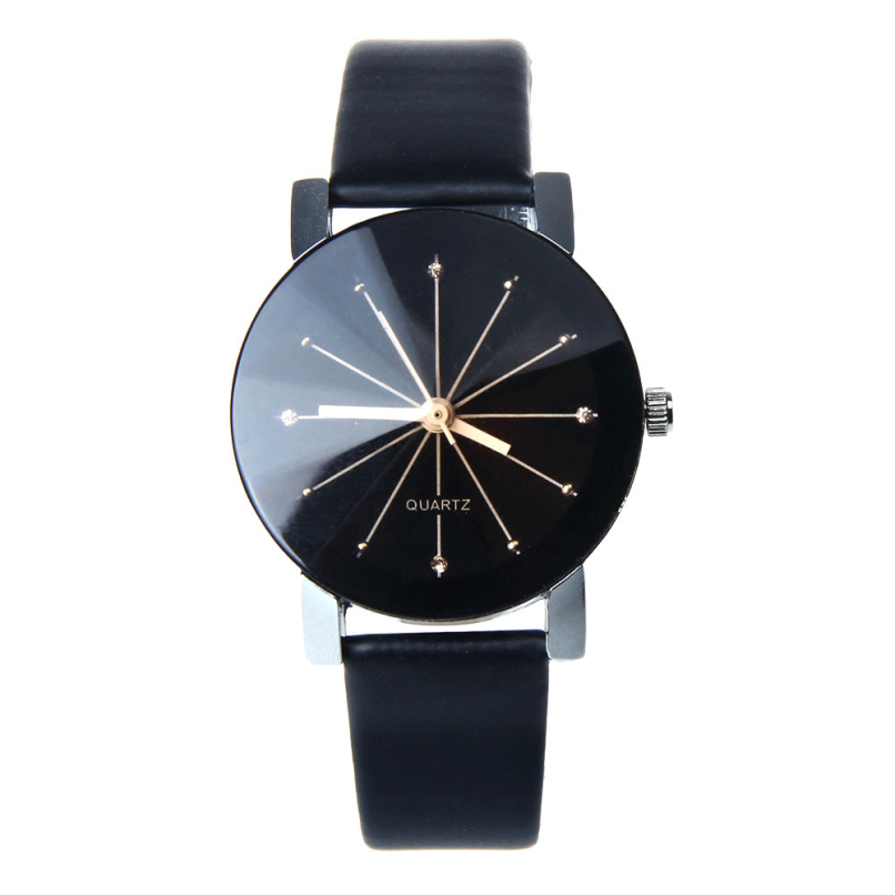 Image of 2016 Relogio Feminino Women Analog Quartz Dial Hour Digital Watch Leather Wristwatch Reloj Mujer Round Case Time Clock Lady Gift