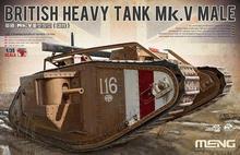 Meng modelo ts-020 1/35 british pesado tanque mk. V para hombre kit modelo de plástico