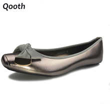 2016 Spring Fashion Women Casual Shoes Flat Heel Slip-On Ballet Shoes Plus Size 42 Black Gold Sliver SF007