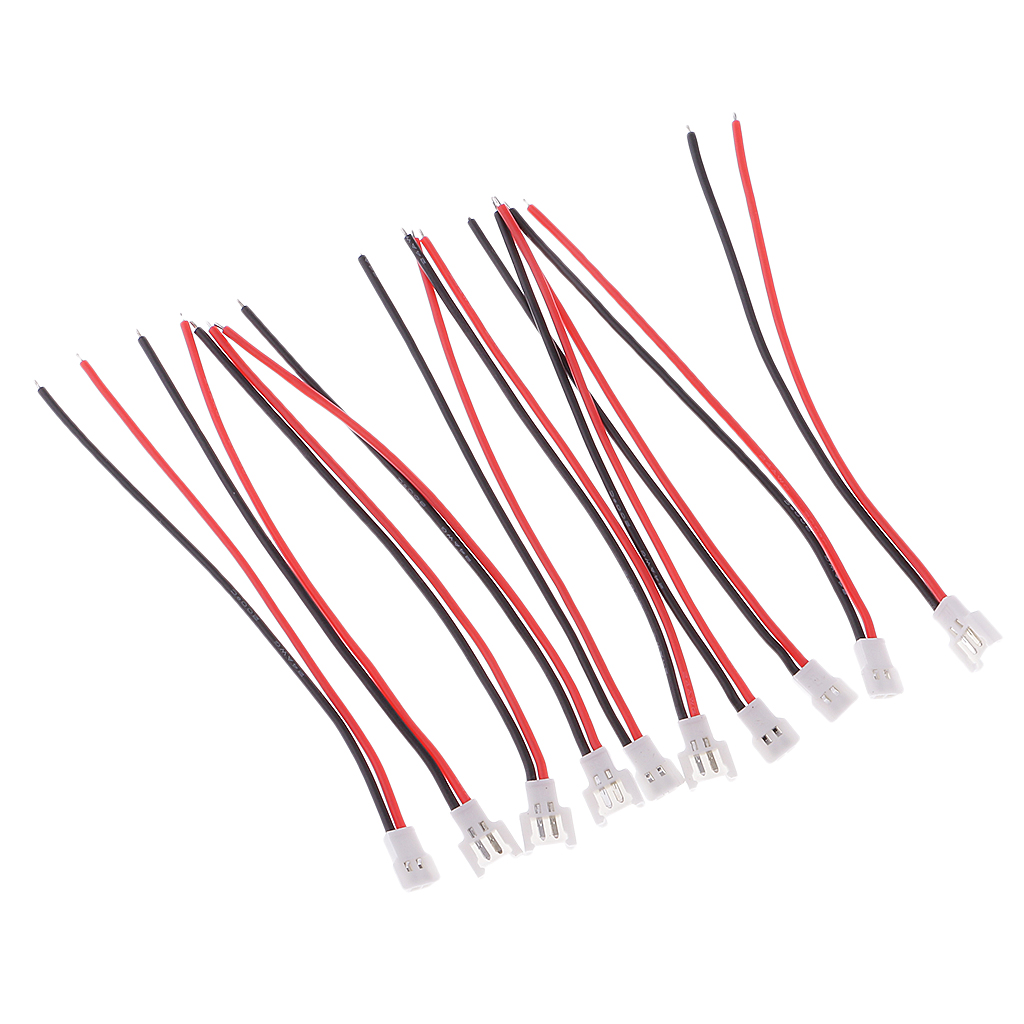 5Pairs 3.7V 1s Lipo Battery Male&Female Plug Charging Cable RC Parts