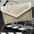 Famous Brands Shoulder Designer Hollow Out Envelope Day Clutches Women Messenger Bag