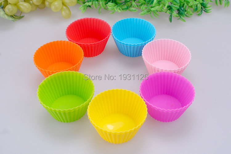 round silicon cake moulds