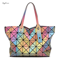 BAO BAO 3D rainbow Casual large tote bags for women geometry Quilted Foldable ladies famous designer