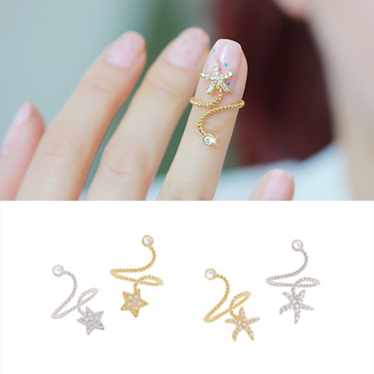 2015 Rings For Women Star/starfish Joint Rings Spi...