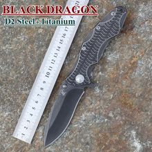 XINZUO made ball bearing washer new folding knife D2 stainless steel black stonewashed blade with titanium