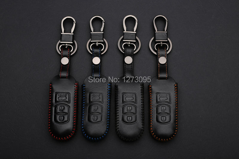 Leather Car Key Cover Case For Mazda 3 6 14 15 Cx 3 Cx 5 Cx 7 Cx 9 3 Buttons Remote Key Holder Bag Keychain Accessories From Easonyi 15 71 Dhgate Com
