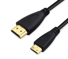 New Black 1.5/1.8 Meter HDMI Mini to HDMI Male 1.5m/1.8m Cable Free Postage