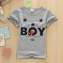 2016 summer Short Sleeve t shirt Children Boys Clothes T-Shirts For Girls Boys t shirts Kids Baby Children’s Clothing