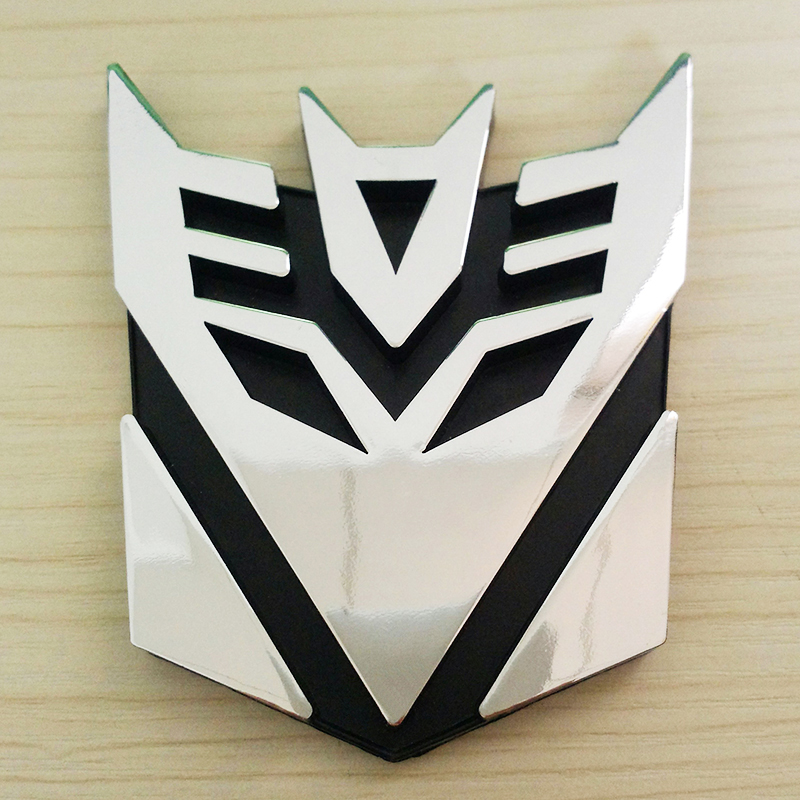 Image of 3D 3M Auto Metal Cover Truck Parts Car Motorcycle Sticker Label Decepticon Emblem Badge Car Styling Stickers Accessories Decal