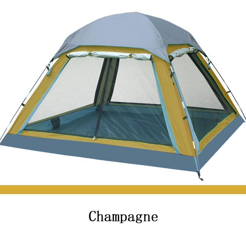 FLYTOP Outdoor Camping Tent 4 person New 2014 Summer Equipment Family Tourism Beach Tents Three-season Double Layer Waterproof