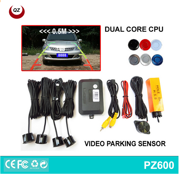 Dual Core CPU Car DVD Parking Sensor Reversing Radar Video all-in-one System Connect Car DVD Monitor And Rearview Camera