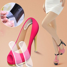 Comfortable Antislip Silicone Gel Heel Cushion Shoe Pads Foot Care Protector Sticker Pads Transparent