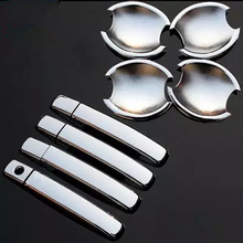 High Quality ABS Chrome Door Handle Cover + Cup Bowl For Nissan Qashqai 2007 2008 2009 2010 2011 Free Shipping