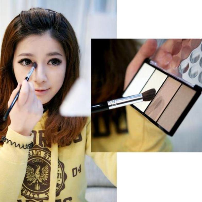 Image of Make-up Cosmetic 1 PCS 4 in 1 Four Color Contour Shading Pressed Powder Highlight Free Shipping#M01077