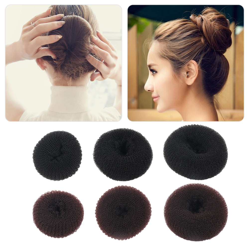 Cute Size S M L Girls Sponge Bract Head Meatball Head Hair Bun