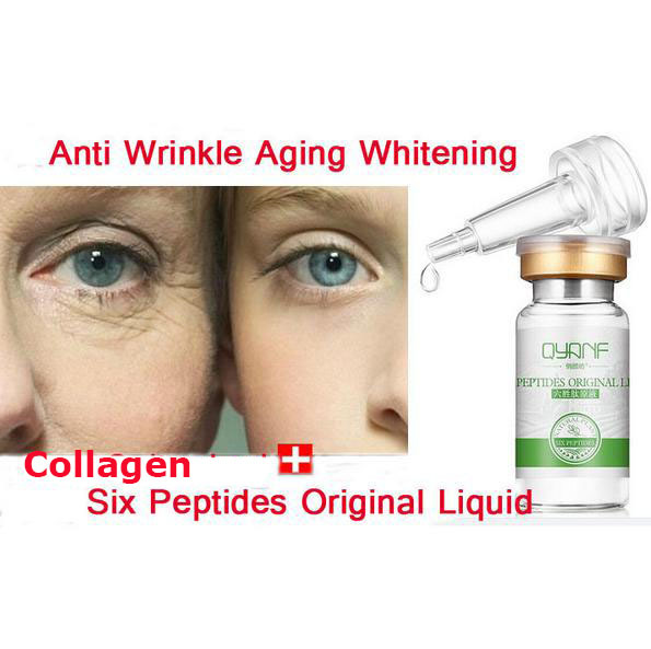 Image of QYANF Argireline Liquid Six Peptides Serum For Striae Anti-Wrinkle Cream Anti Aging Collagen Rejuvenating Face Lift Skin Care