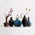 crude pottery decoration vase rough pottery vase Chinese Vase vintage furnishing vase dry flowers ceramic pottery