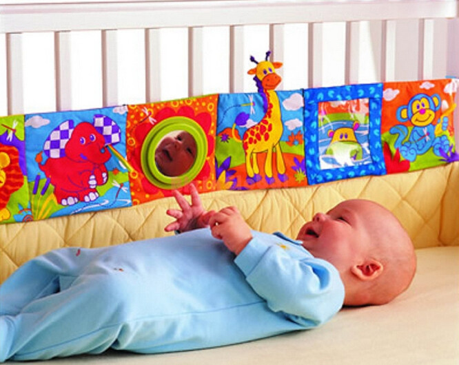 Kid Animal Cloth Book Infant Baby Intelligence Development Toy Bed Cognize Books (1)