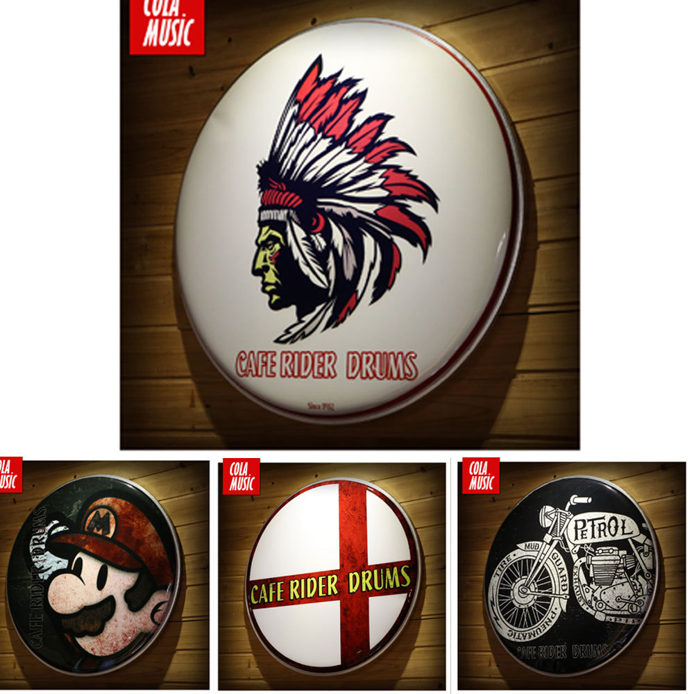 Over 15 Designs Gunking Bass Drum Head Color Printing 22