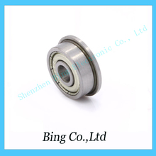 Free Shipping !10 pcs/lot flange bushing ball bearings F604ZZ 4*12*4 mm