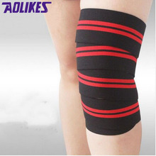 AOLIKES 2M*7.5CM powerlifting elastic bandage leg compression calf knee support wraps Sports Safety vendas para deporte dizlik