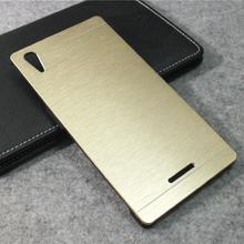 Luxury 3d metal aluminum alloy back cover skin with hard plastic mobile phone bags slim case for Sony Xperia T3 M50W D5102 D5103