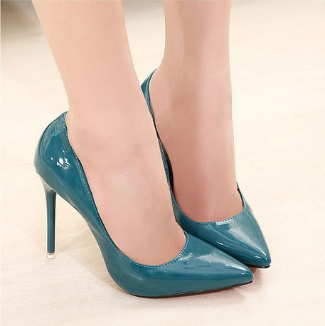 Sexy Women Dress Shoes Color Red Bottom Shoes High Heels Pumps ...