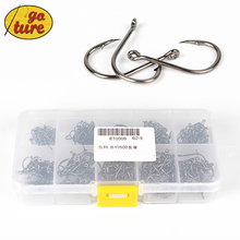 Free Shipping 500 Pcs High Carbon Steel Fishing hooks Have #3-12 Size Fishing Gear Equipment Accessories