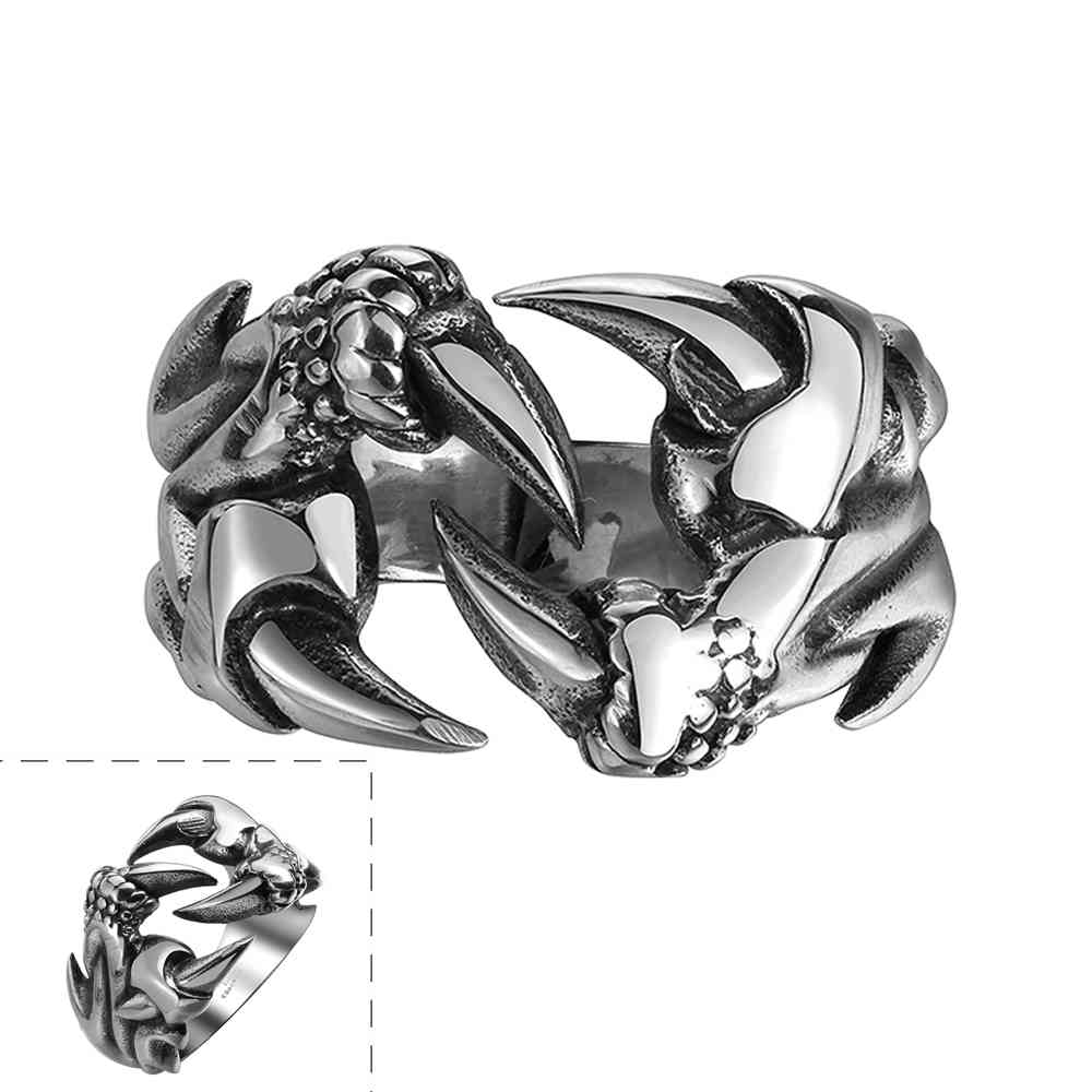 bear claw wedding rings