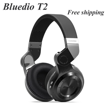 Оригинальный мода Bluedio T2 T2 + турботаймер беспроводная связь Bluetooth 4.1 стерео наушники с шумоподавлением гарнитура с микрофоном высокого качества бас