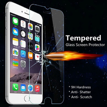 0.26mm Full Covered 9H Tempered Glass Screen Protector Film for iPhone 4 4s 5S 6 6S Plus Toughened Glass film pelicula de vidro