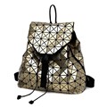 F Women Backpack 2017 BaoBao backpack female Fashion Girl Daily backpack Geometry Package Sequins Folding Bags