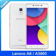 Original Lenovo A8 A3860 5 0 Android 5 1 Smart Phone MT6735P Quad Core 1 0GHz