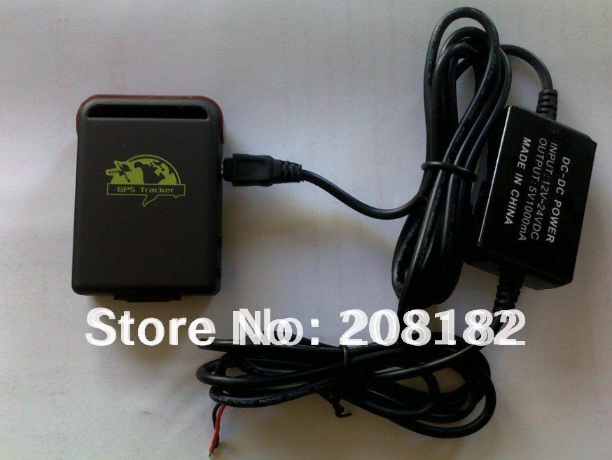 Factory supply! GPS Tracker TK102 with 1 PC Battery + Car Charger, TK102B, simple packing without gi