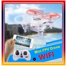 Dwi Dowellin Mini Drone 101w RC Quadcopter Nano Drone with 0.3MP Camera Mini RC WIFI FPV Drone Phone Control