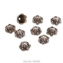 20Pcs Antique Tibetan Silver Flowers pattern Beads for Jewelry making