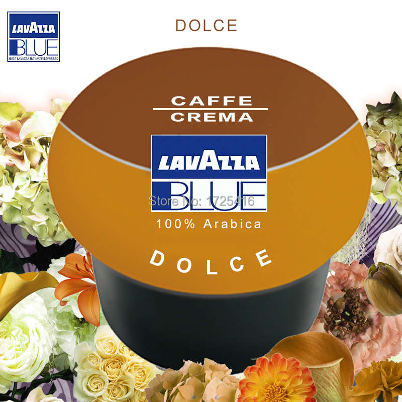 Imported Italian coffee Lavazza Blue capsules mellow black non instant coffee powder tablets free shipping 10pcs