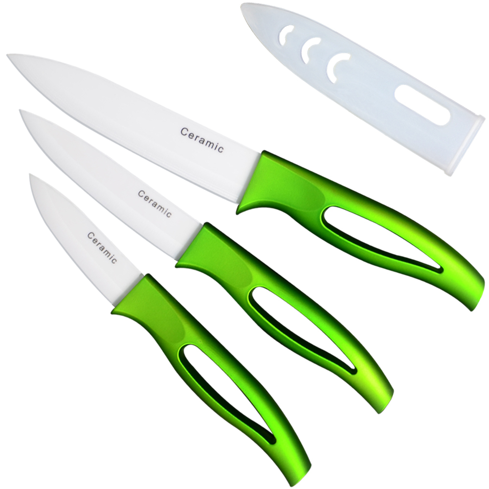 Image of K brand ceramic knife kitchen accessoires 5'' slicing 4'' utility 3'' paring fruit kitchen knives very hot sales cooking tools