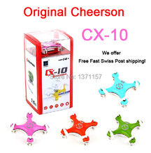 Free shipping 2015 New Arrival Cheerson CX-10 CX10 Mini 2.4G 4CH 6 Axis LED RC Quadcopter RTF