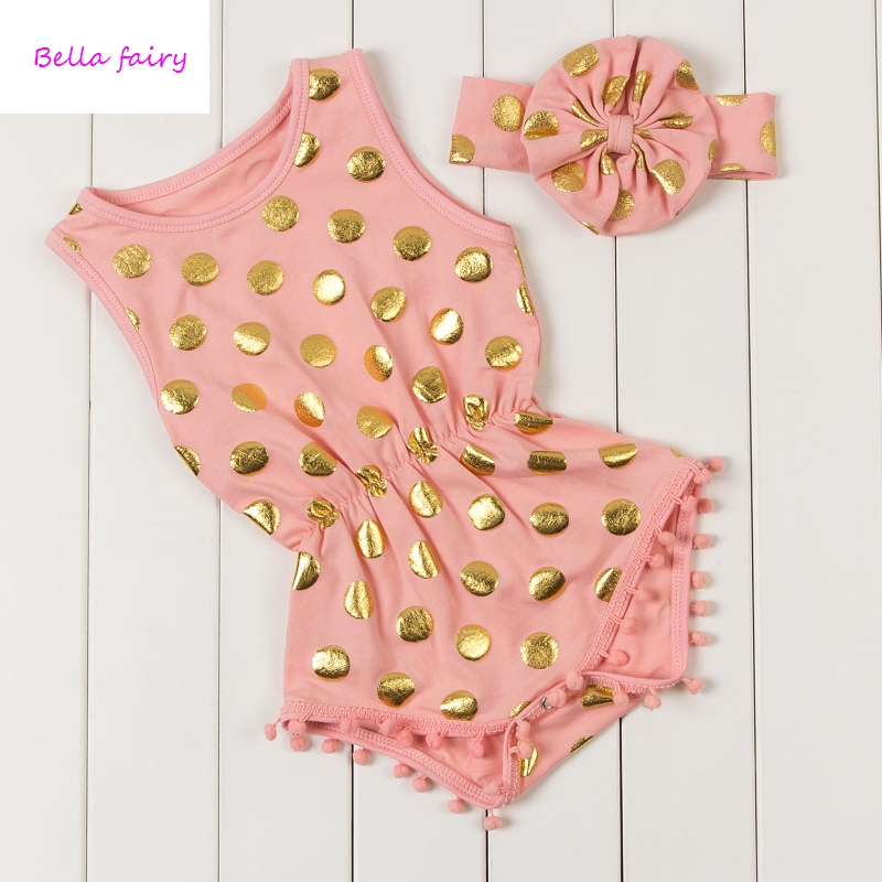 newborn baby girl rompers polka dot seven color for your ...