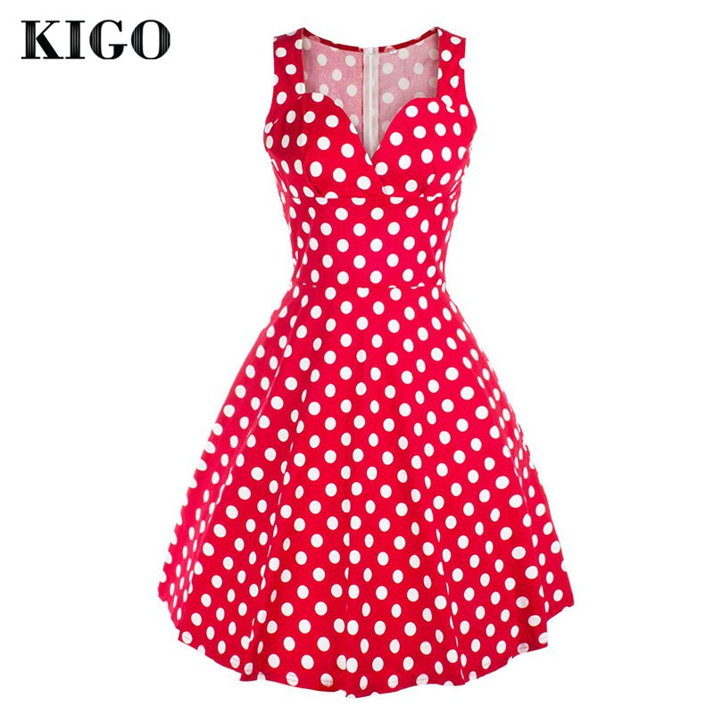 plus size red polka dot